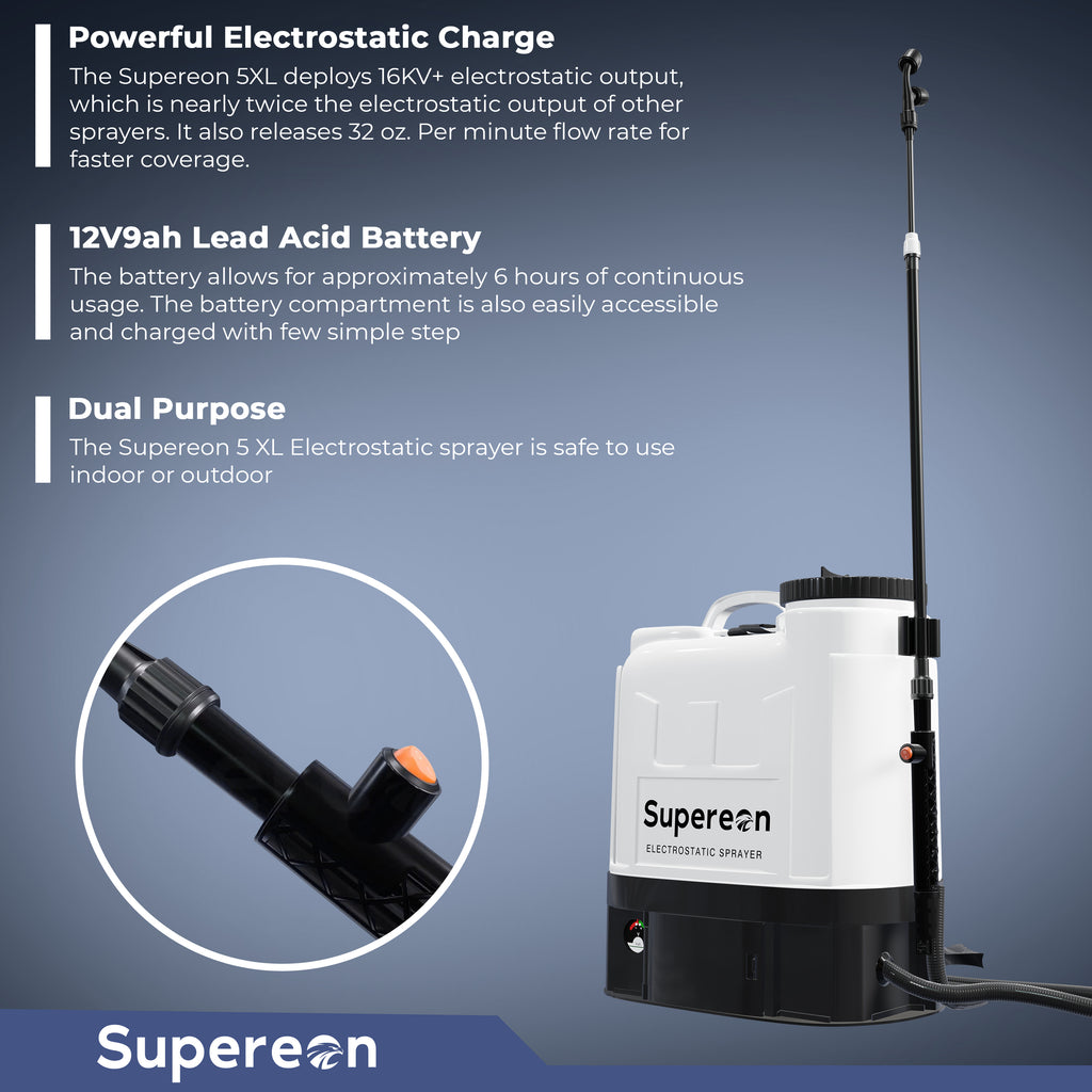 Supereon Electrostatic Disinfectant Sprayer - Supereon